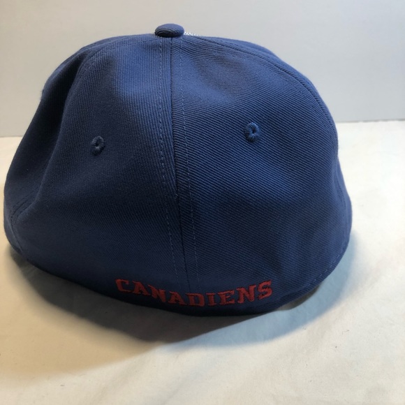 Men's Montreal Canadiens Fanatics Branded Gray/Blue Versalux - Fitted Hat 7 1/8 - Picture 5 of 13